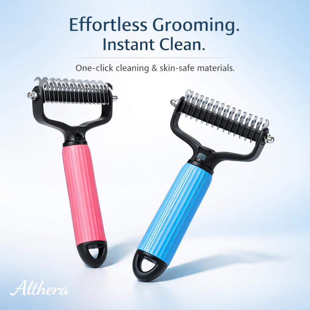 Althera CoatCare Double-Sided Grooming Brush