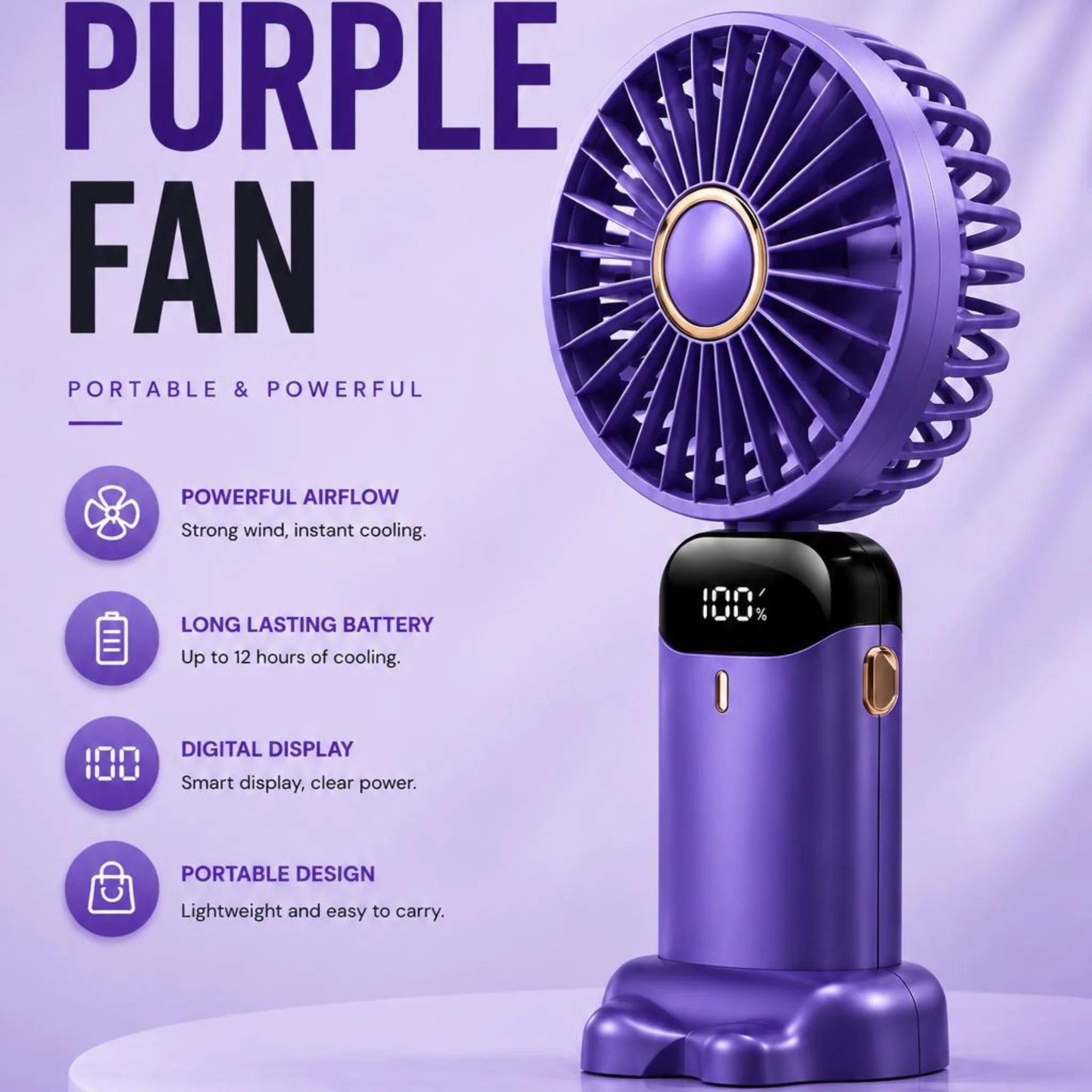 LUMIBREEZE™ PORTABLE FAN
