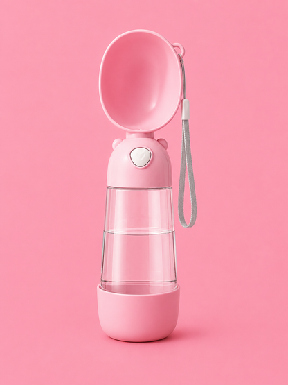 Althera PawFlow 2-in-1 Portable Pet Water Bottle & Feeder